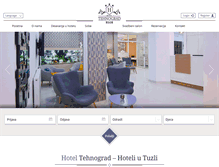 Tablet Screenshot of hotel-tehnograd.com